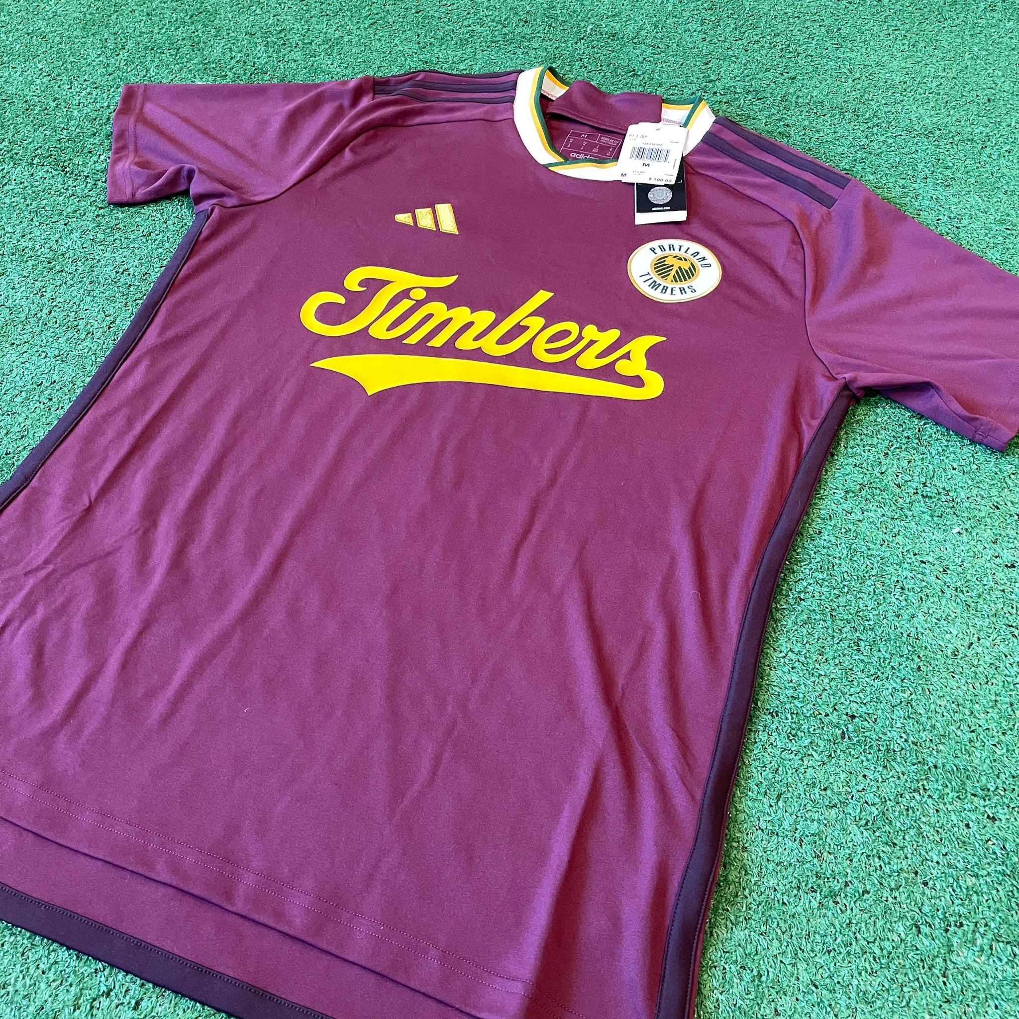 Adidas Portland Timbers 2024 MLS Third Football Kit (M)