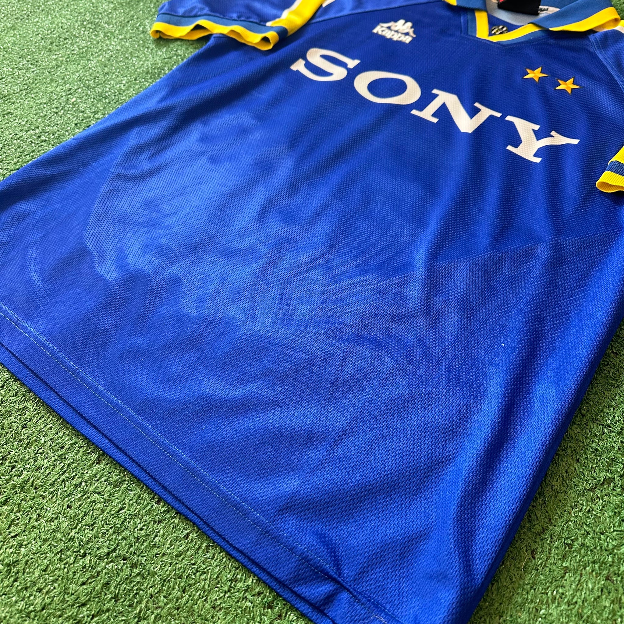 Vintage Kappa Juventus FC #21 Zidane 1996/1997 Away Football Kit (XL)