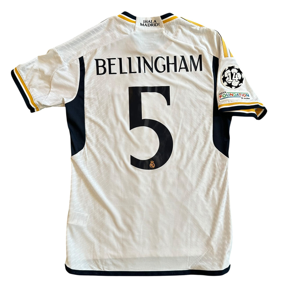 Adidas Real Madrid #5 Bellingham 2023/24 Home Authentic Football Kit (M)