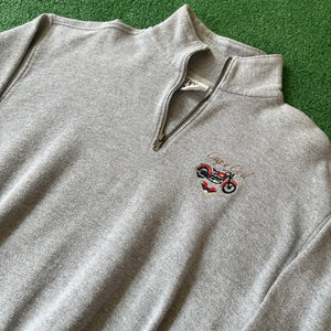 Vintage Diport USA Cape Cod Quater Zip Knit Sweater (M)