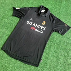 Vintage Adidas Real Madrid #5 Zidane 2002/03 Away Football Kit (M)