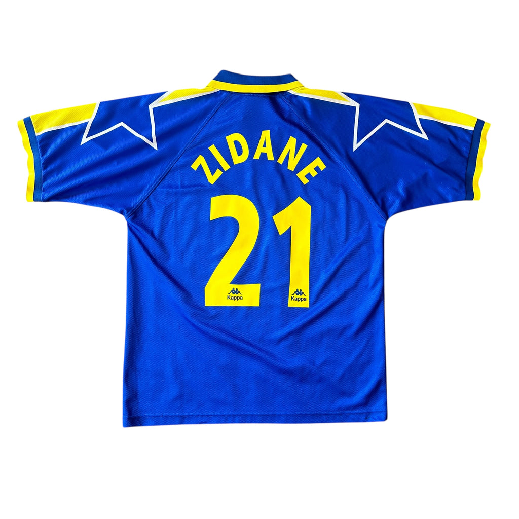 Vintage Kappa Juventus FC #21 Zidane 1996/1997 Away Football Kit (XL)