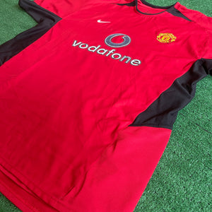 Vintage Nike Manchester United #7 Ronaldo 2002/04 Home Football kit (XXL)
