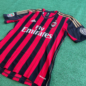 Adidas AC Milan #92 El Shaarawy 2013/14 Home Football Kit (S)