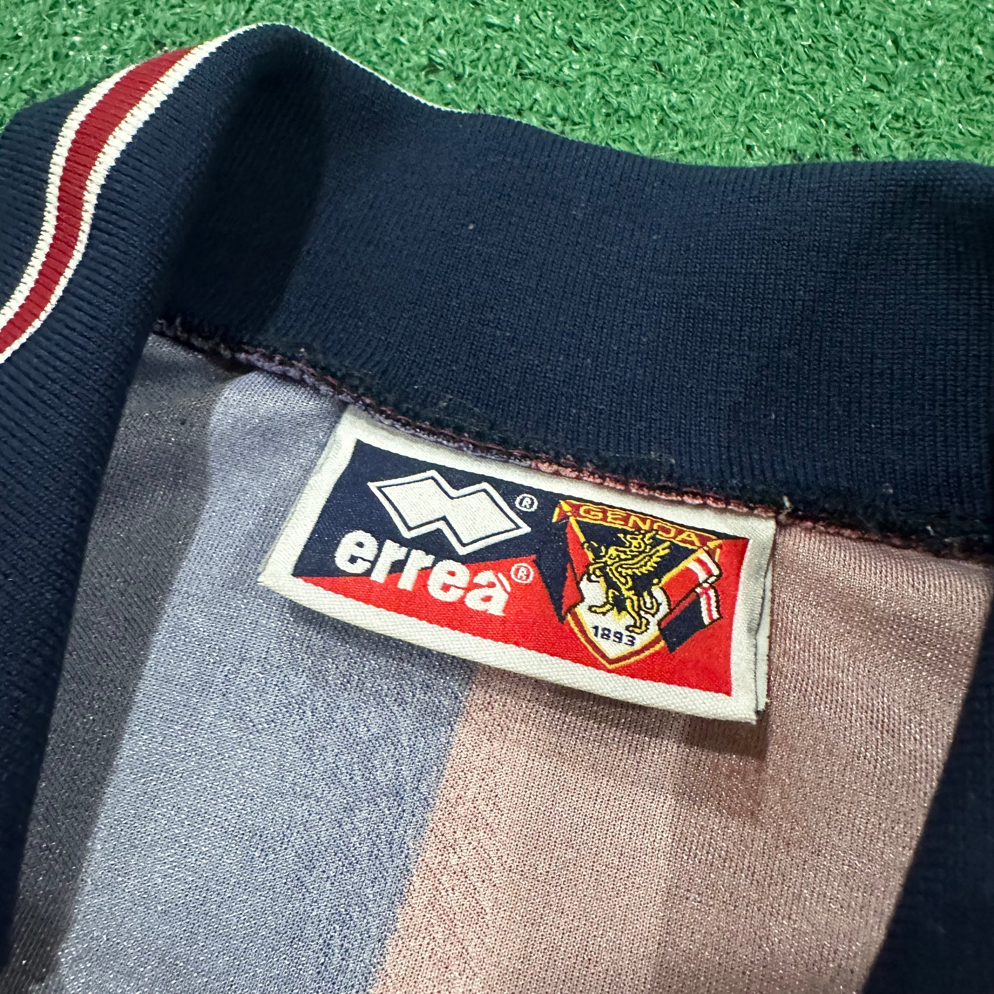 Vintage Errea Genoa CFC 1994/1995 Home Football Kit (L)