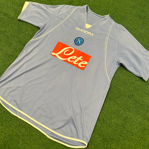 Vintage Diadora Napoli #17 Hamsik 2007/08 Home Football Kit (L)