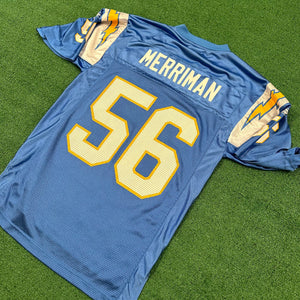 Vintage Reebok Chargers #56 Merriman NFL Jersey (S)