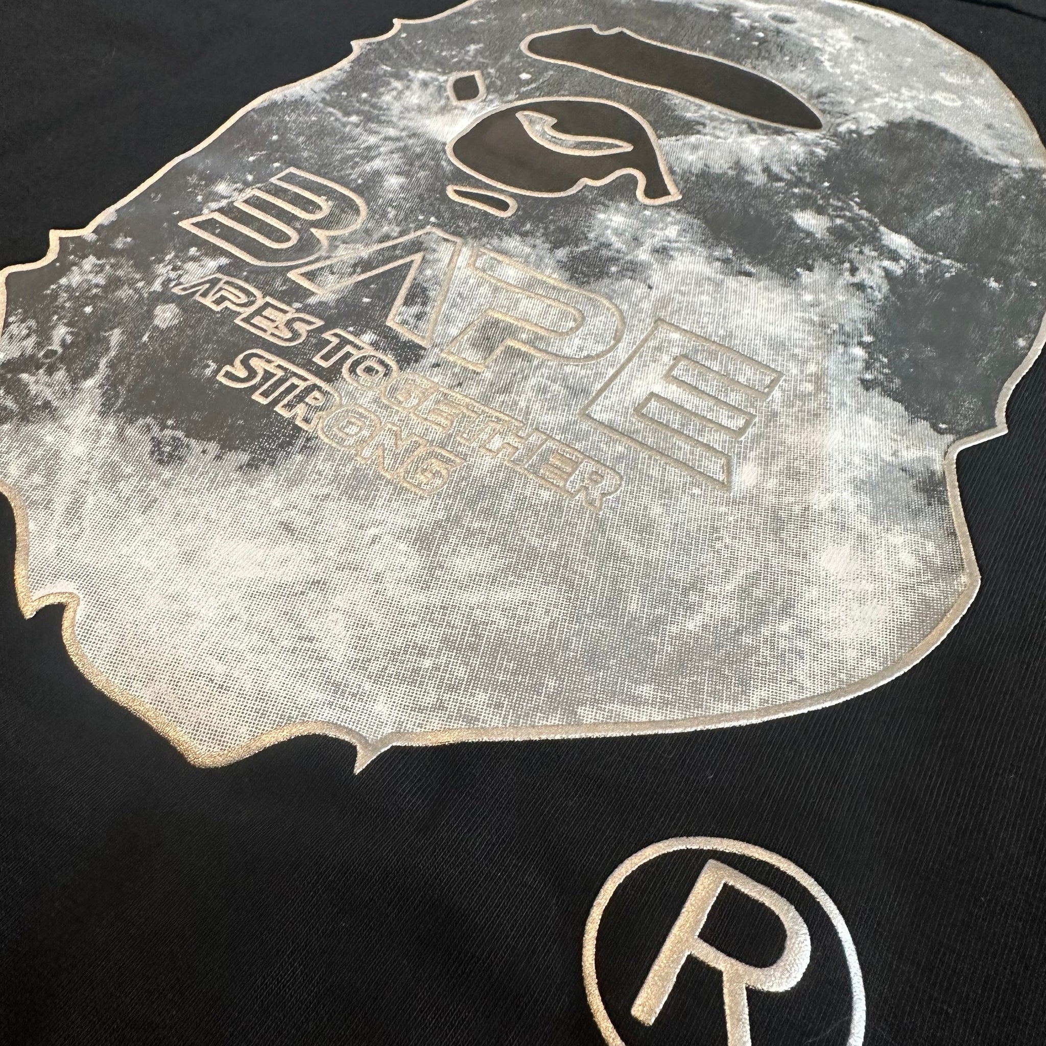 BAPE Ape Head Moon Tee Black (XL)