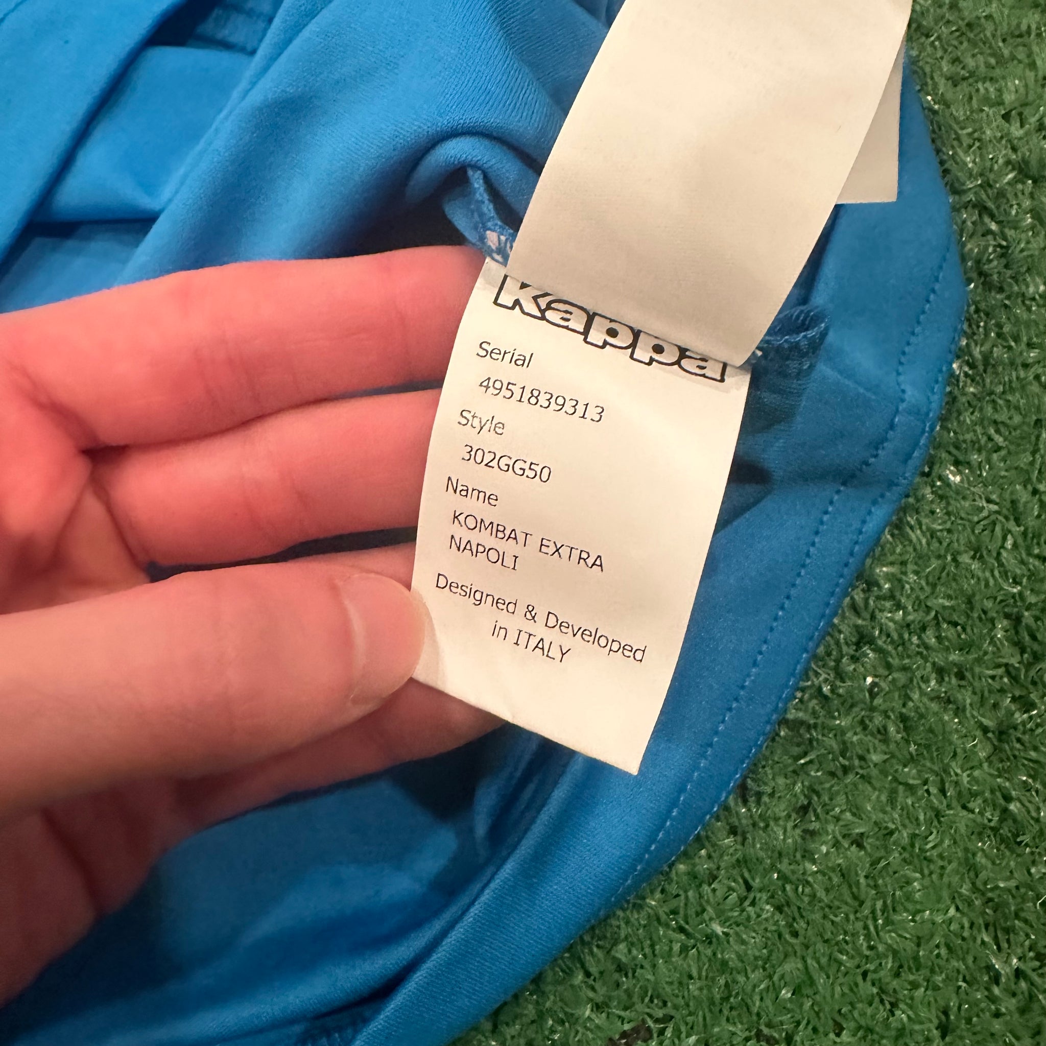 Kappa SSC Napoli #14 Mertens 2015/2016 Home Football Shirt (L)