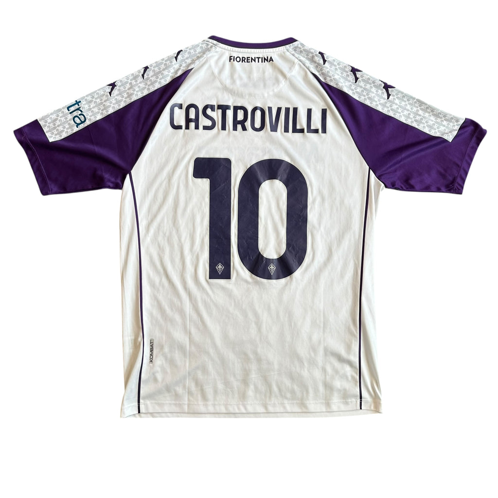 Kappa ACF Fiorentina #10 Castrovilli 2020/21 Away Football Kit (XL)
