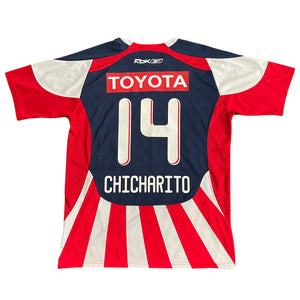 Reebok Chivas De Guadalajara #14 Chicharito 2008/09 Home Football Kit (L)