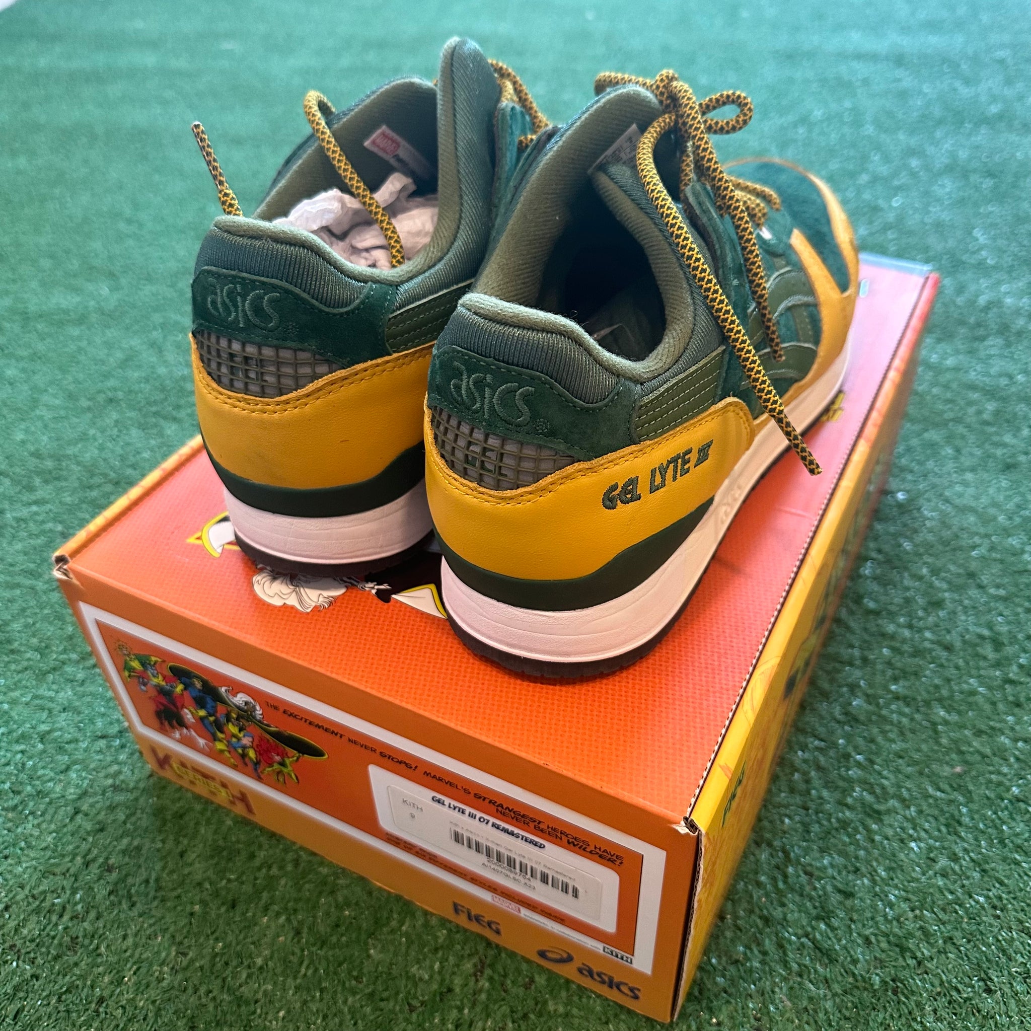 ASICS Gel-Lyte III '07 Remastered Kith Marvel X-Men Mystery Sealed Box (Trading Card Included) (9)