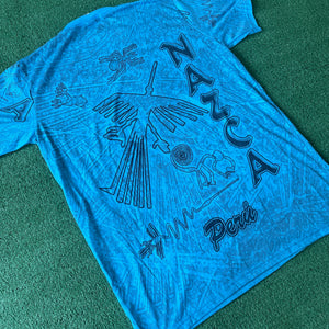 Vintage RUFYAR'S Peru NAZCA All-Over Graphic Tee (XL)