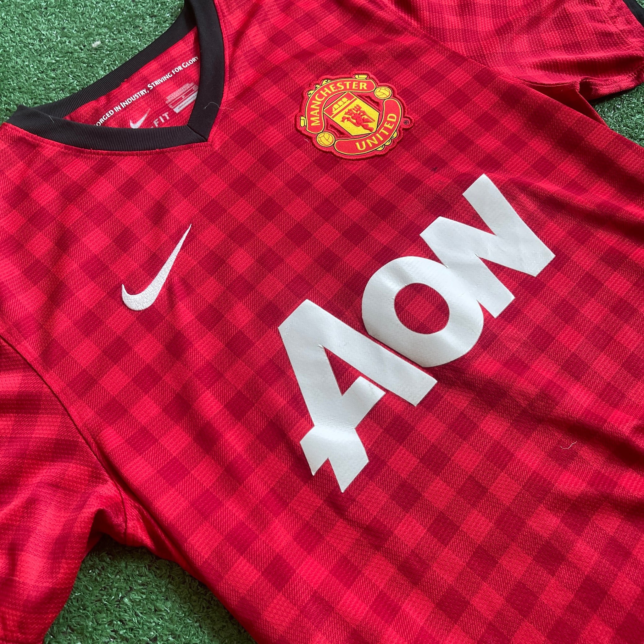 Nike Manchester United #10 Rooney 2012/13 Home Football Kit (S)