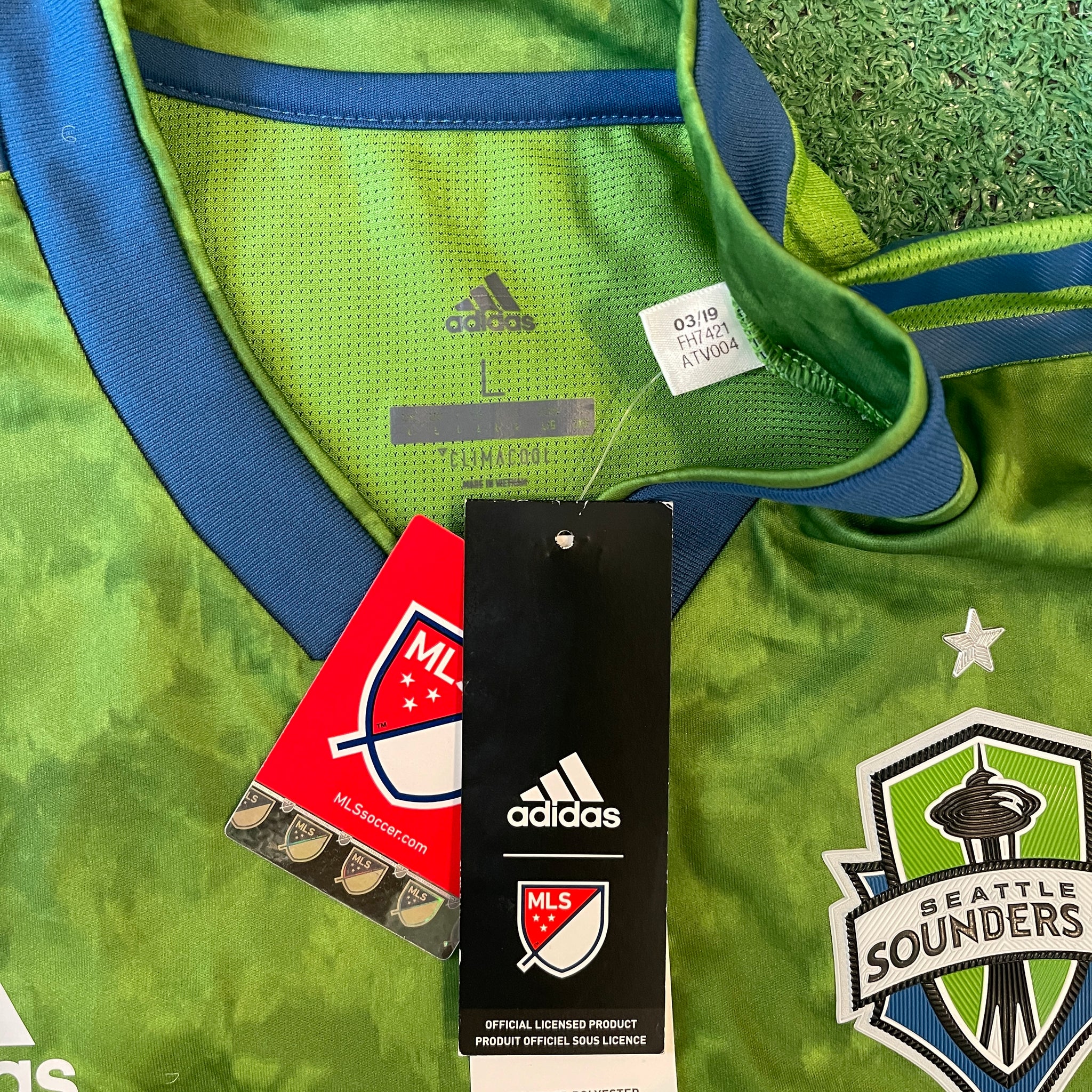 Adidas Seattle Sounders FC 2019 MLS Home Football Kit (L)