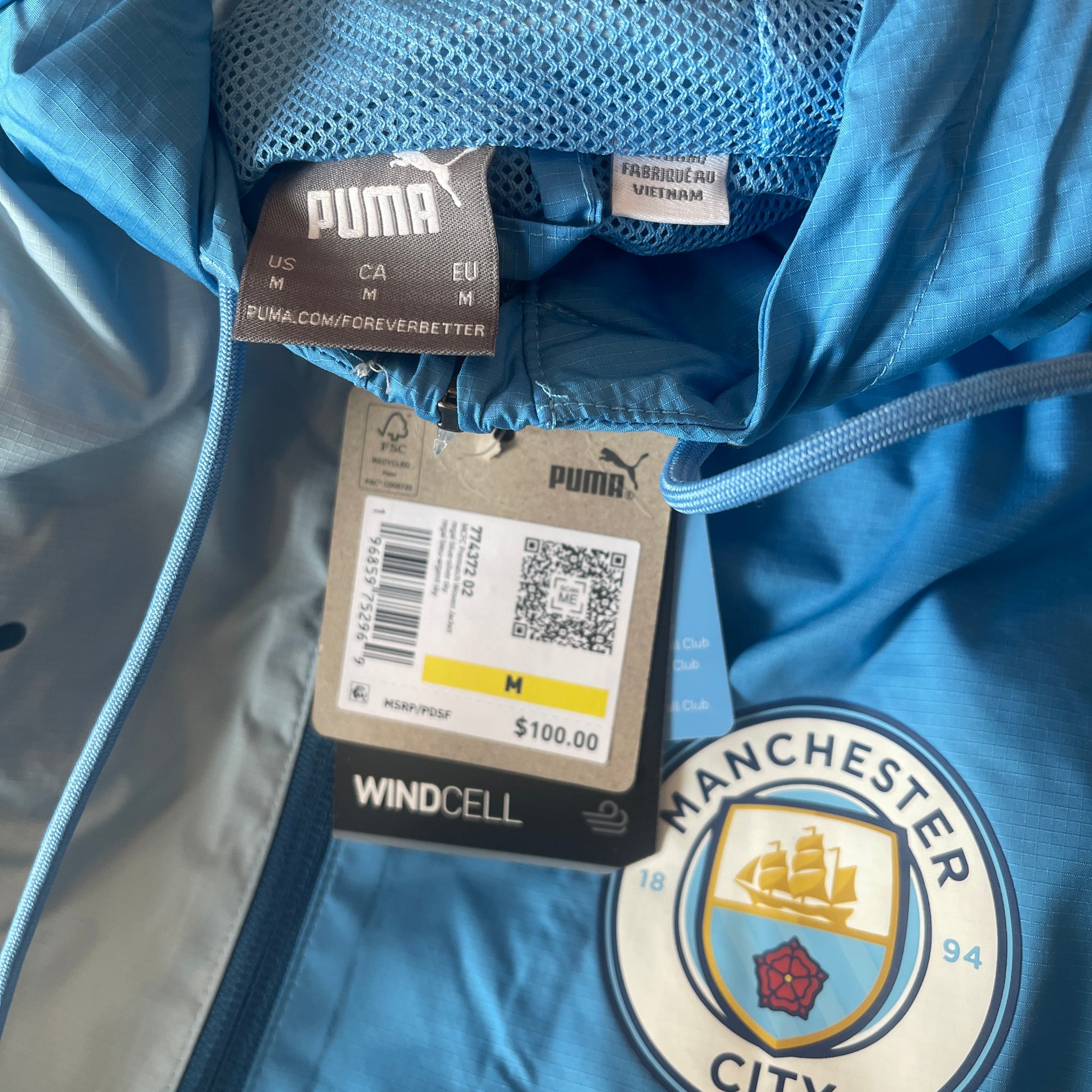 Puma Manchester City 2023 Pre-Match Woven Jacket (M)