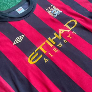Umbro Manchester City #45 Balotelli 2011/12 Away Football Kit (M/L)