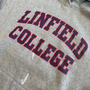 Vintage Russell Linfield College Sweatshirt Hoodie (XL)