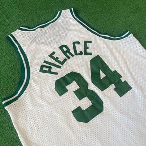 Vintage Nike Team Boston Celtics #34 Pierce NBA Basketball Jersey (XL)