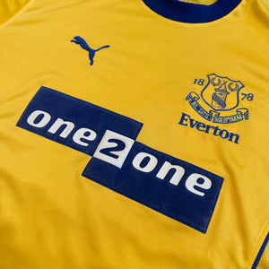 Vintage Puma Everton FC 2000/01 Away Football Kit (L)