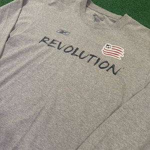 Vintage Reebok New England Revolution Long-Sleeve T-Shirt (S)