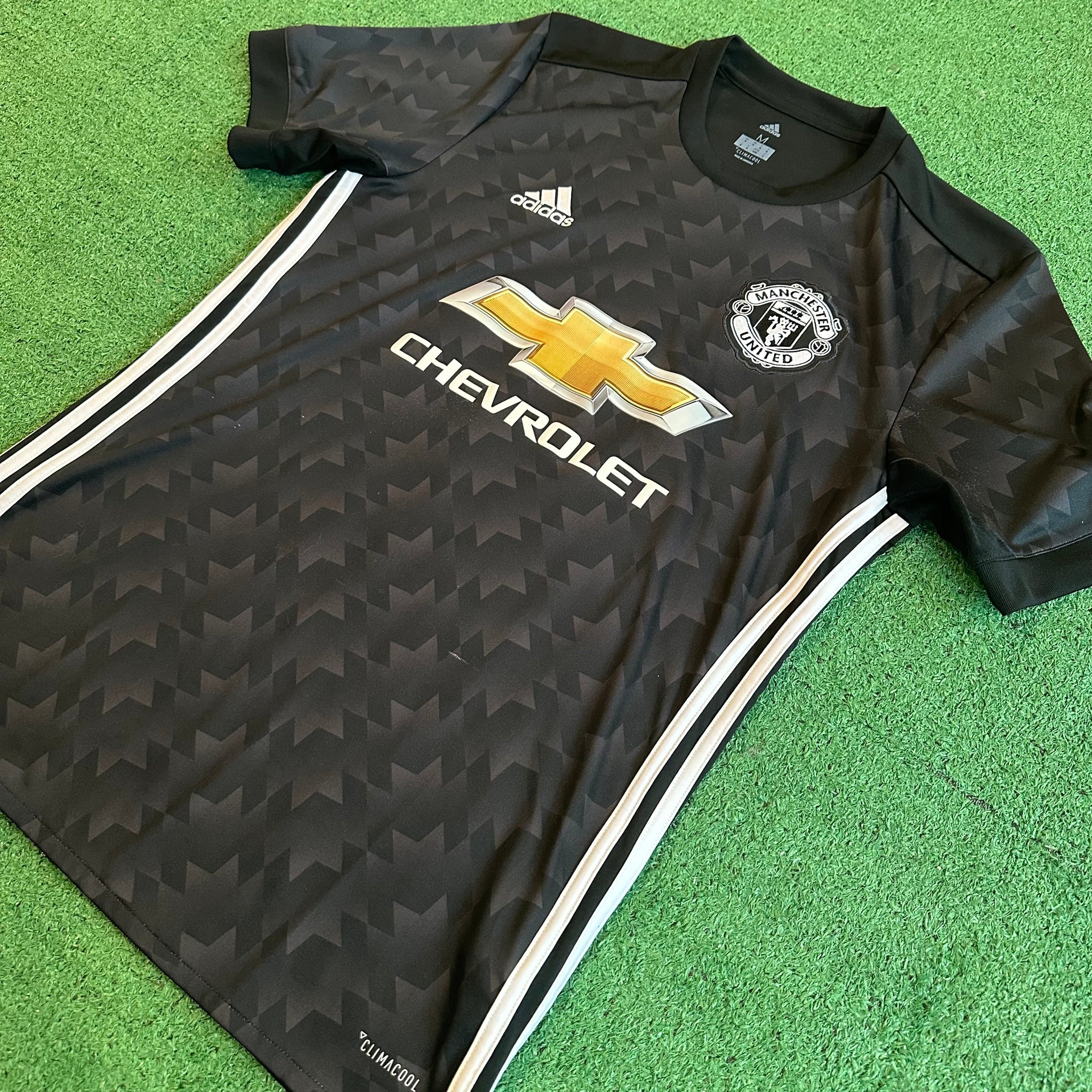 Adidas Manchester United #6 Pogba 2017/18 Away Football Kit (M)