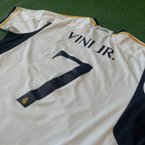 Adidas Real Madrid #7 Vini Jr. 2023/24 Home Football Kit (XXL)