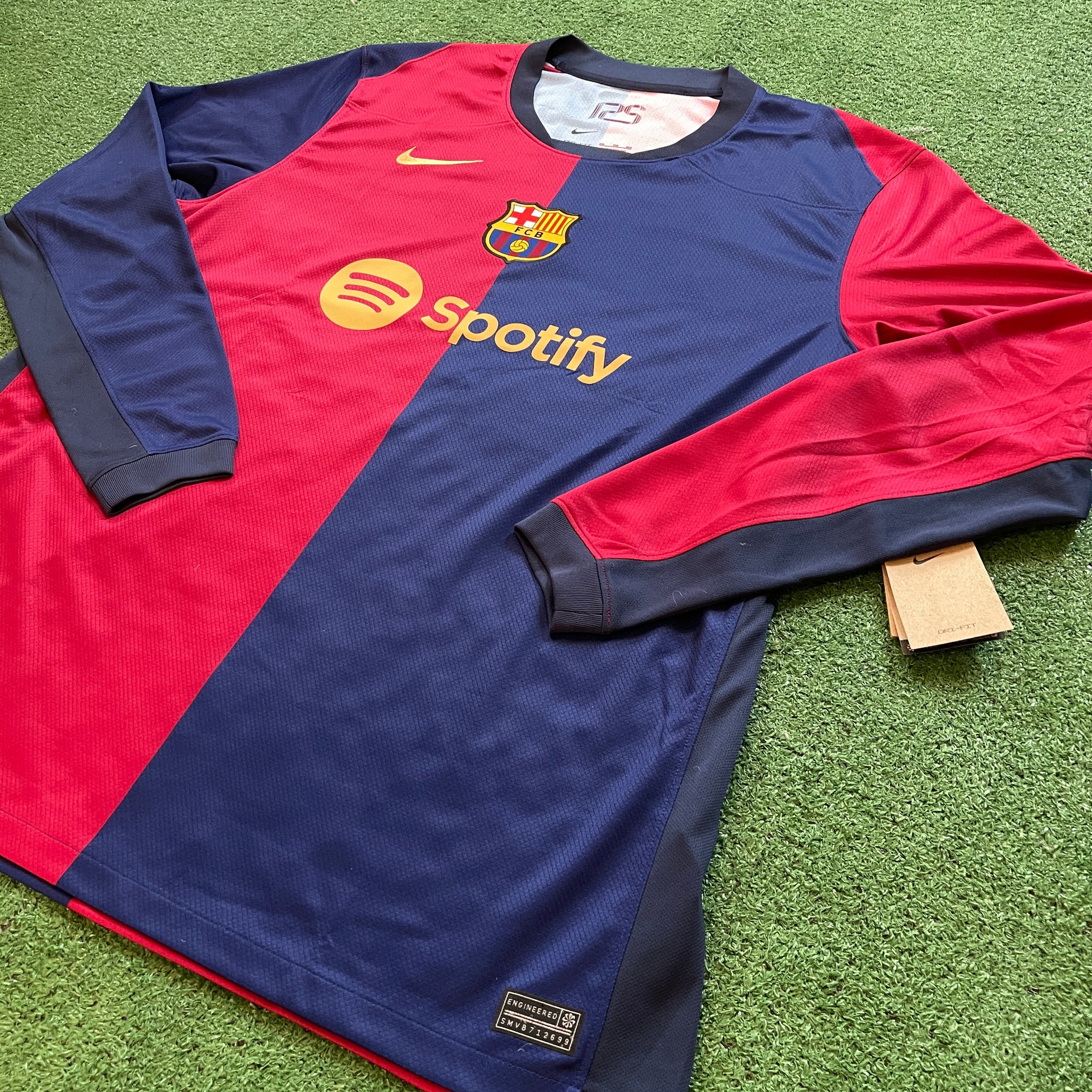 Nike FC Barcelona #19 Lamine Yamal 2024/2025 Home Football Kit (XXL)