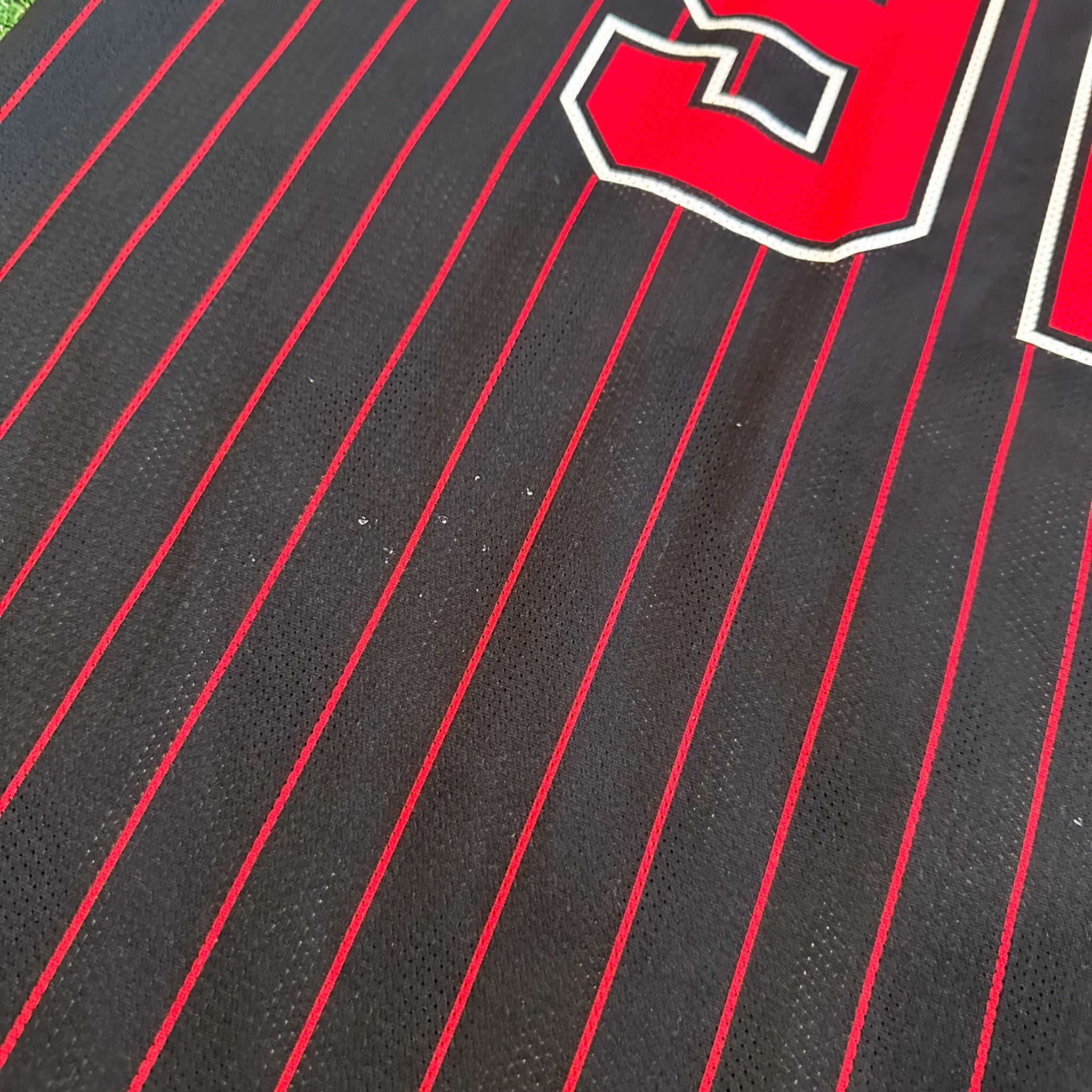 Vintage Champion Chicago Bulls #91 Rodman NBA Basketball Jersey (M)