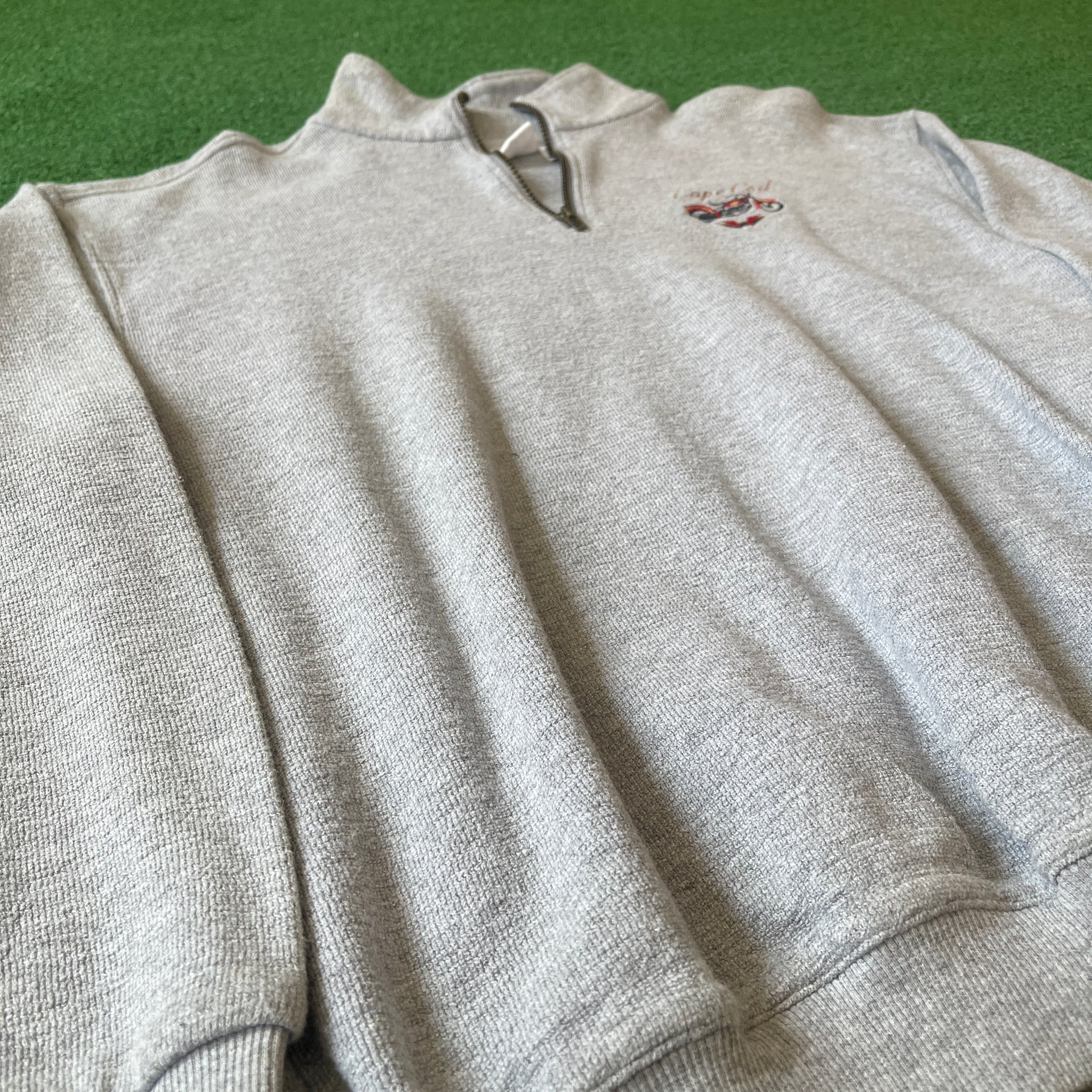 Vintage Diport USA Cape Cod Quater Zip Knit Sweater (M)
