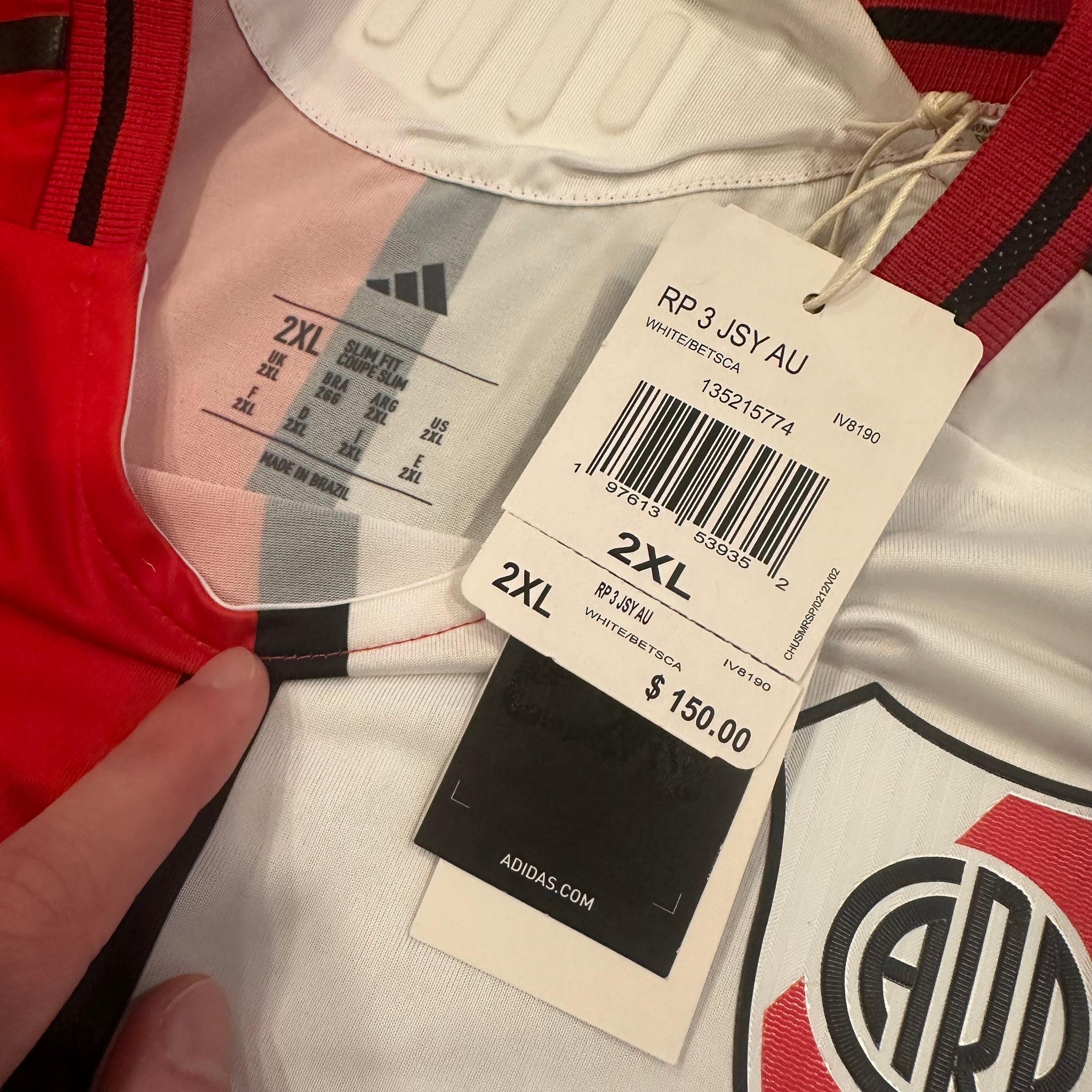 Adidas River Plate 2025 Third Football Shirt (XXL)