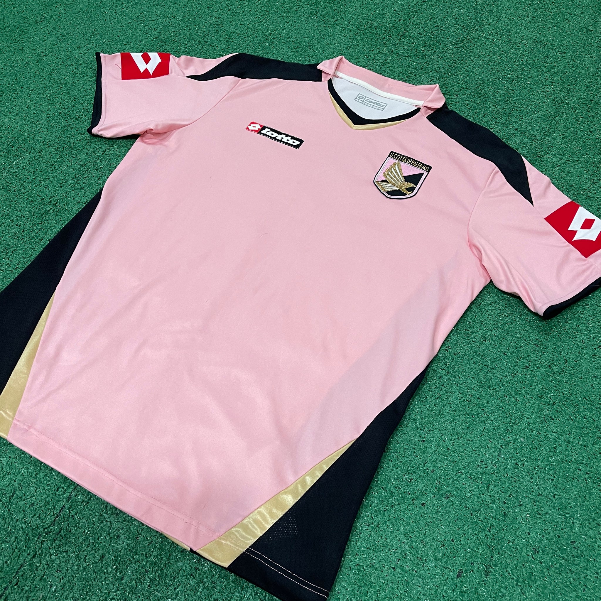 Vintage Lotto Palermo FC 2007/08 Home Football Kit (L)