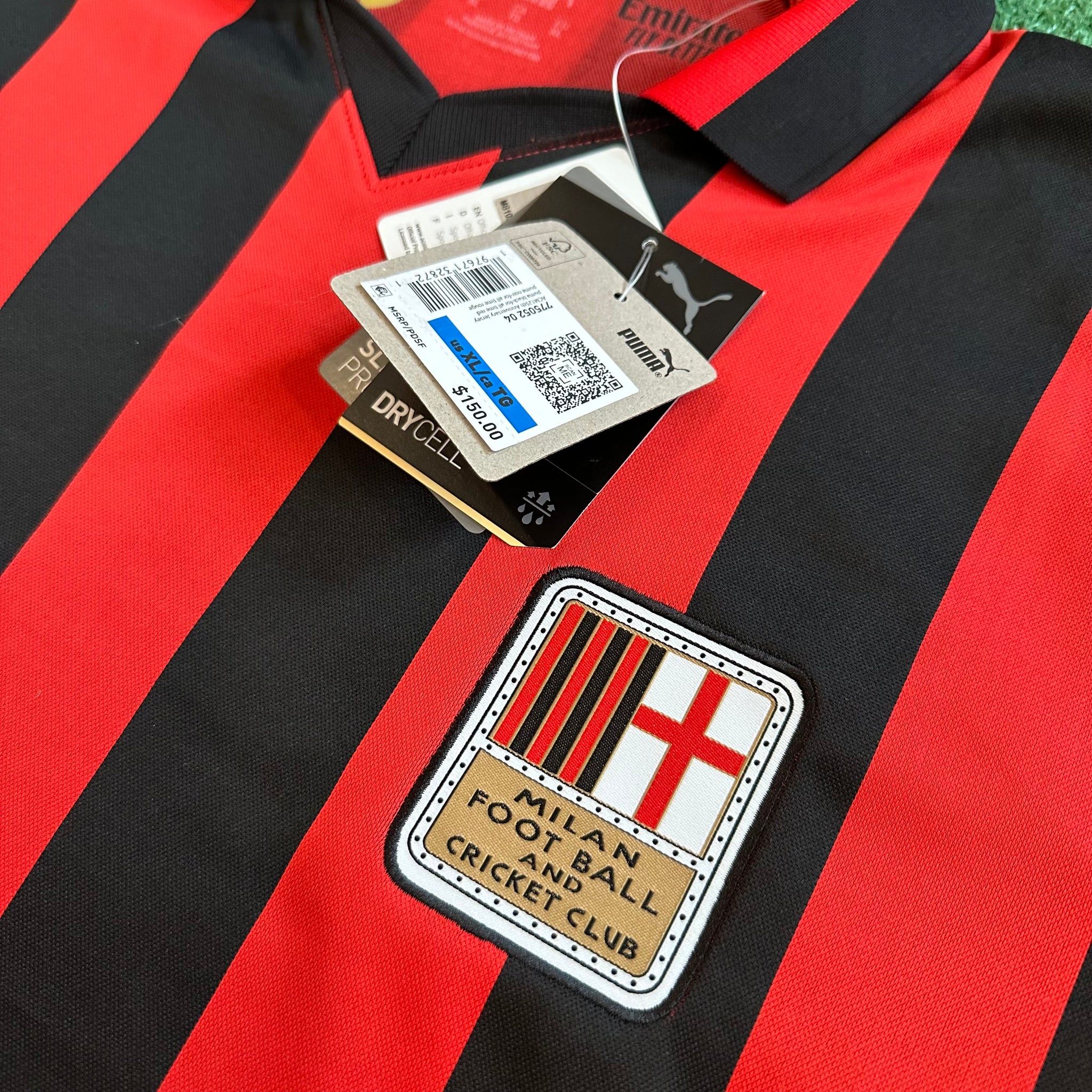 Puma AC Milan 2024/2025 125th Anniversary Football Kit (XL)