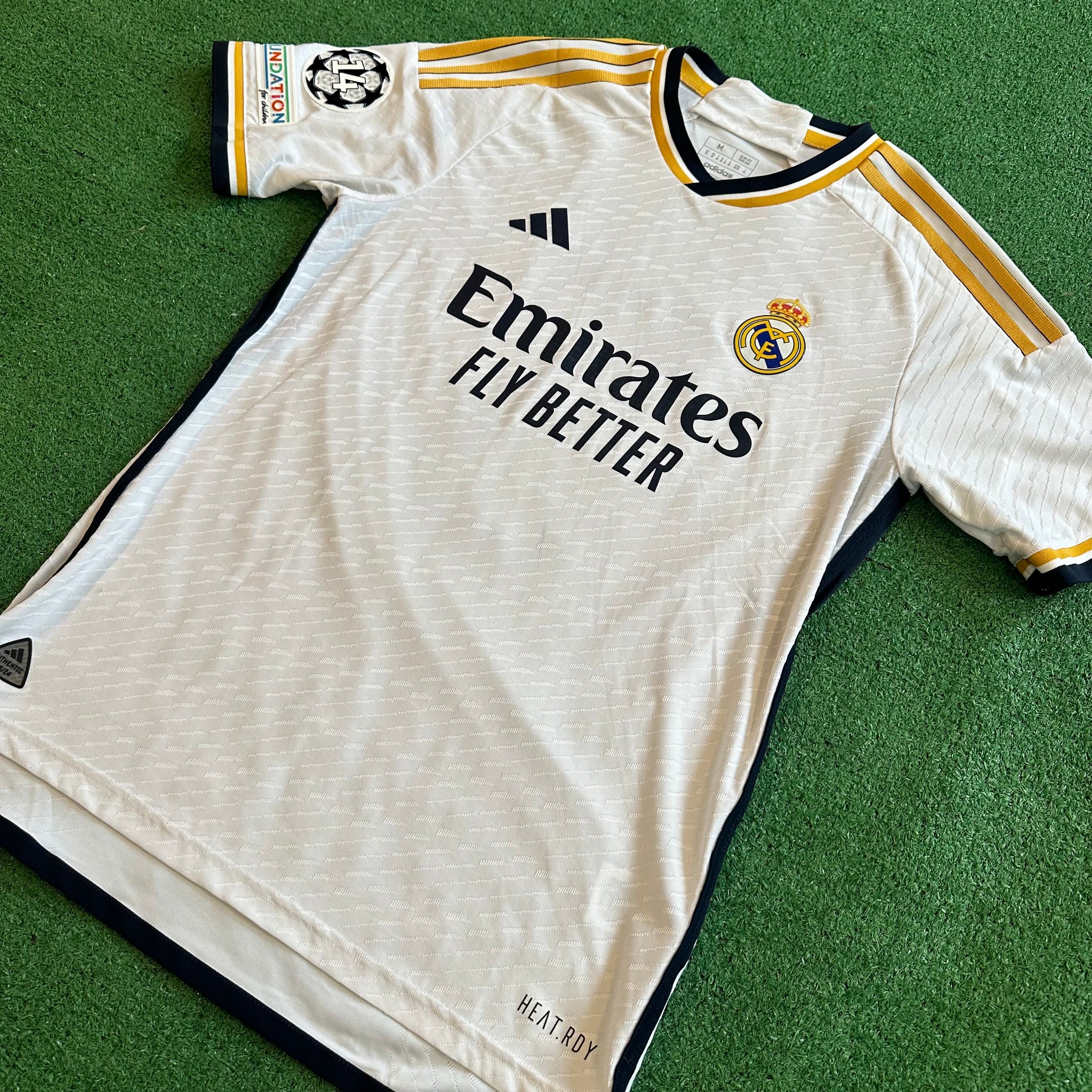 Adidas Real Madrid #5 Bellingham 2023/24 Home Authentic Football Kit (M)