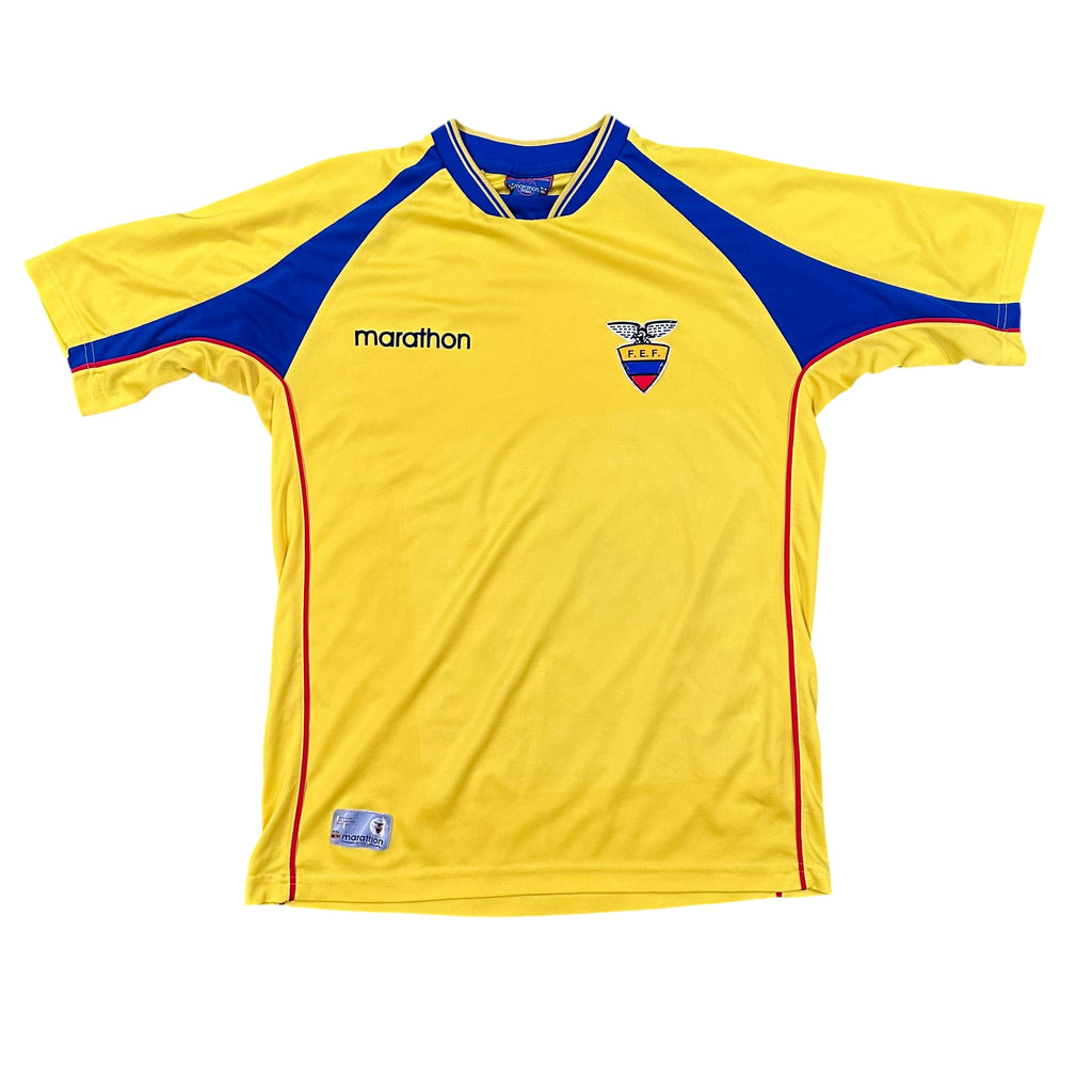 Vintage Marathon Ecuador 2002 Home Football Kit (XL)