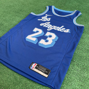 Nike LA Lakers City Edition Lebron James NBA Swingman Jersey CN1027-404 (M)