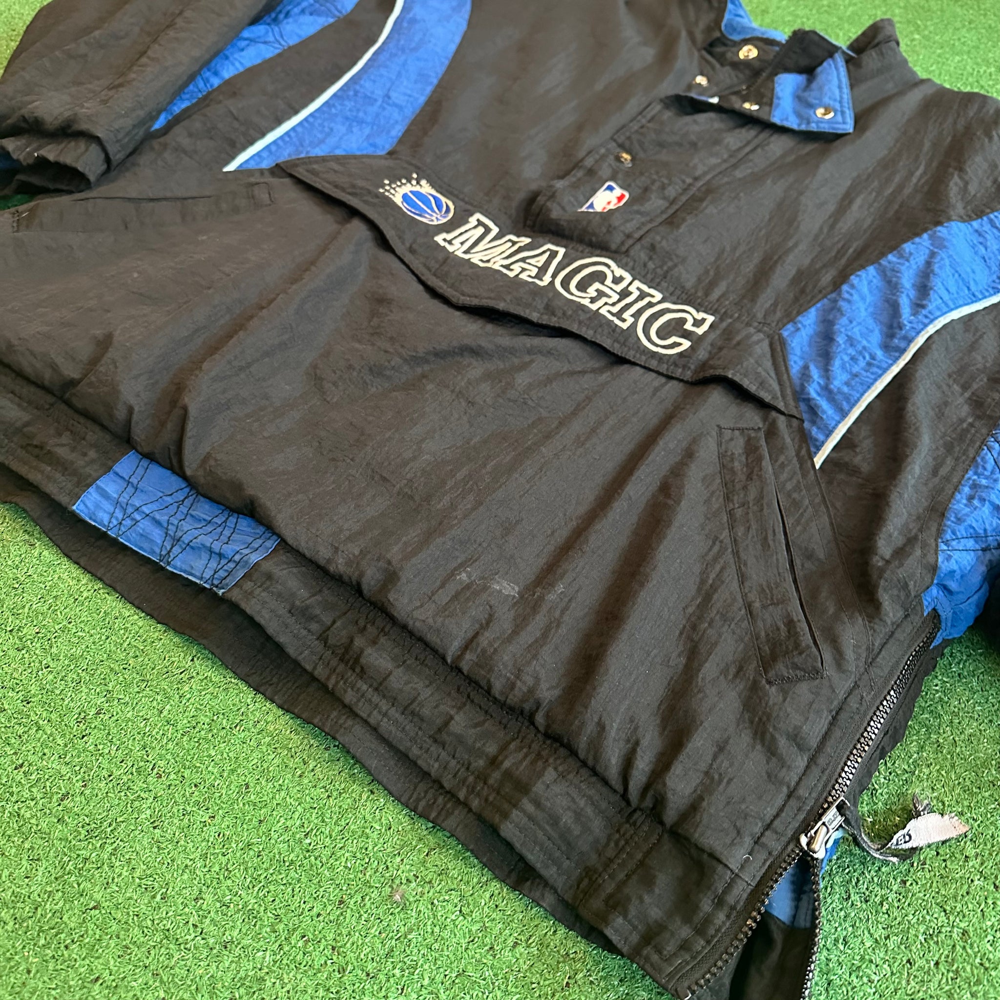 Vintage Starter Orlando Magic Pullover Puffer Jacket (XL)