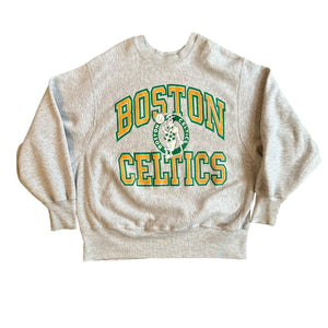 Vintage Logo 7 Boston Celtics Crewneck sweatshirt (L)(FREE HAT)