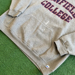 Vintage Russell Linfield College Sweatshirt Hoodie (XL)