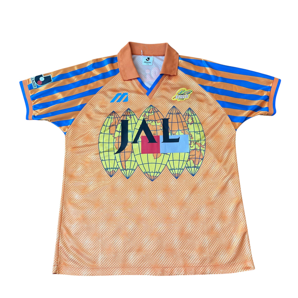Vintage Mizuno Shimizu S-Pulse 1994/96 Home Football Kit (L)