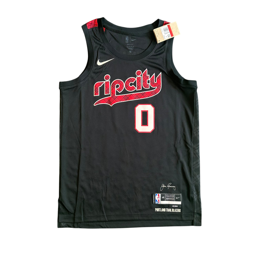 Nike Portland Trail Blazers #0 Lillard NBA Basketball Jersey (L)