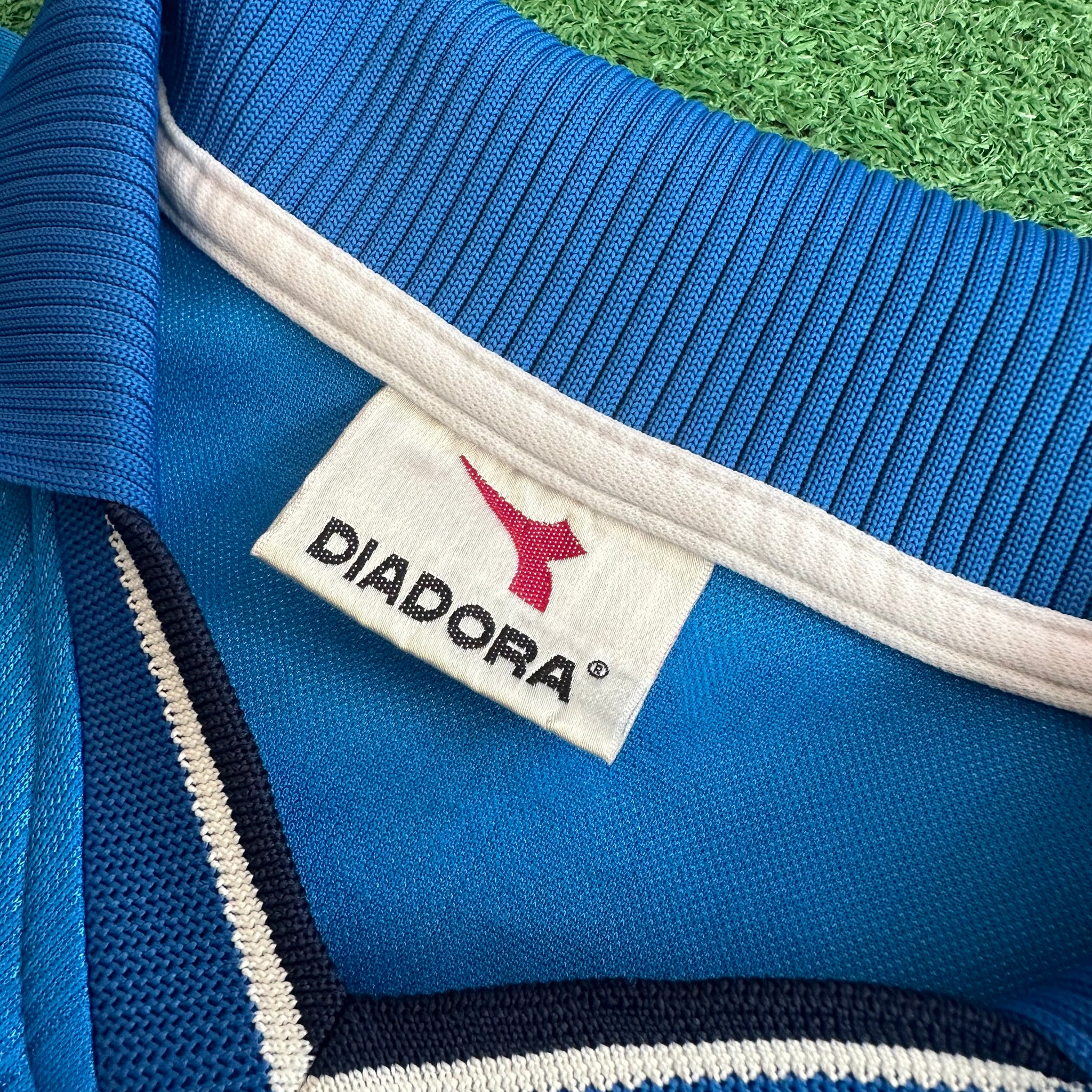 Vintage Diadora SSC Napoli 2000/01 Home Football Kit (XL)