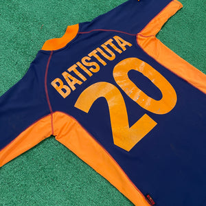 Vintage Kappa Roma #20 Batistuta 2001/02 Third Football Kit (XL)