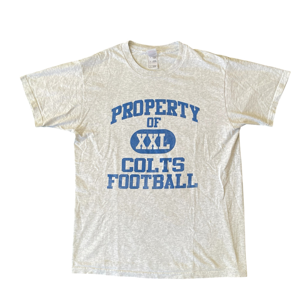 Vintage Fruit of the Loom Property of Colts Football T-Shirt (L)