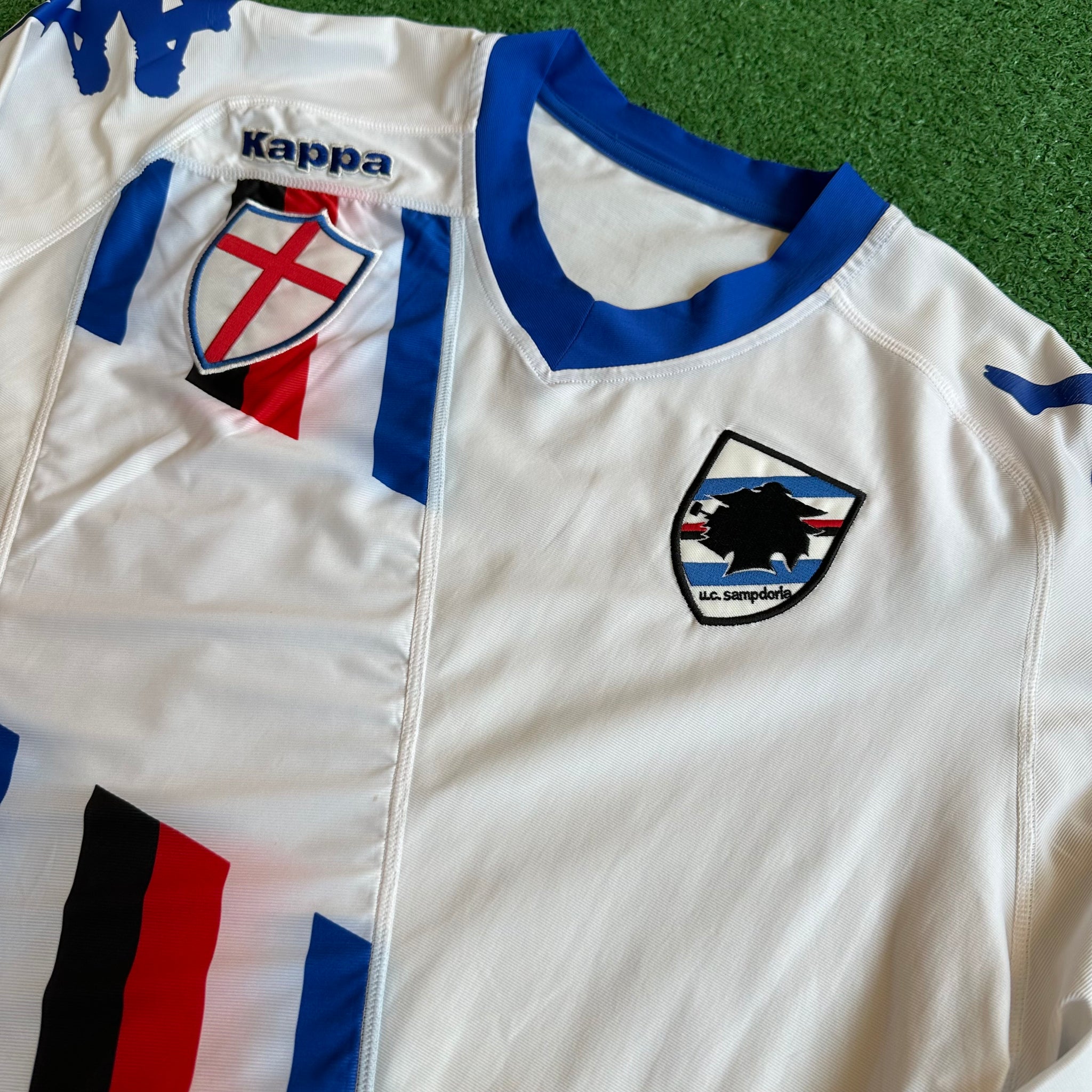 Kappa UC Sampdoria 2010/11 Away Football Kit (XL)
