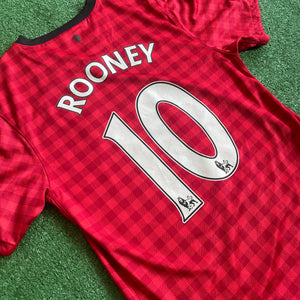 Nike Manchester United #10 Rooney 2012/13 Home Football Kit (S)