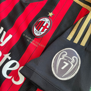 Adidas AC Milan #92 El Shaarawy 2013/14 Home Football Kit (S)