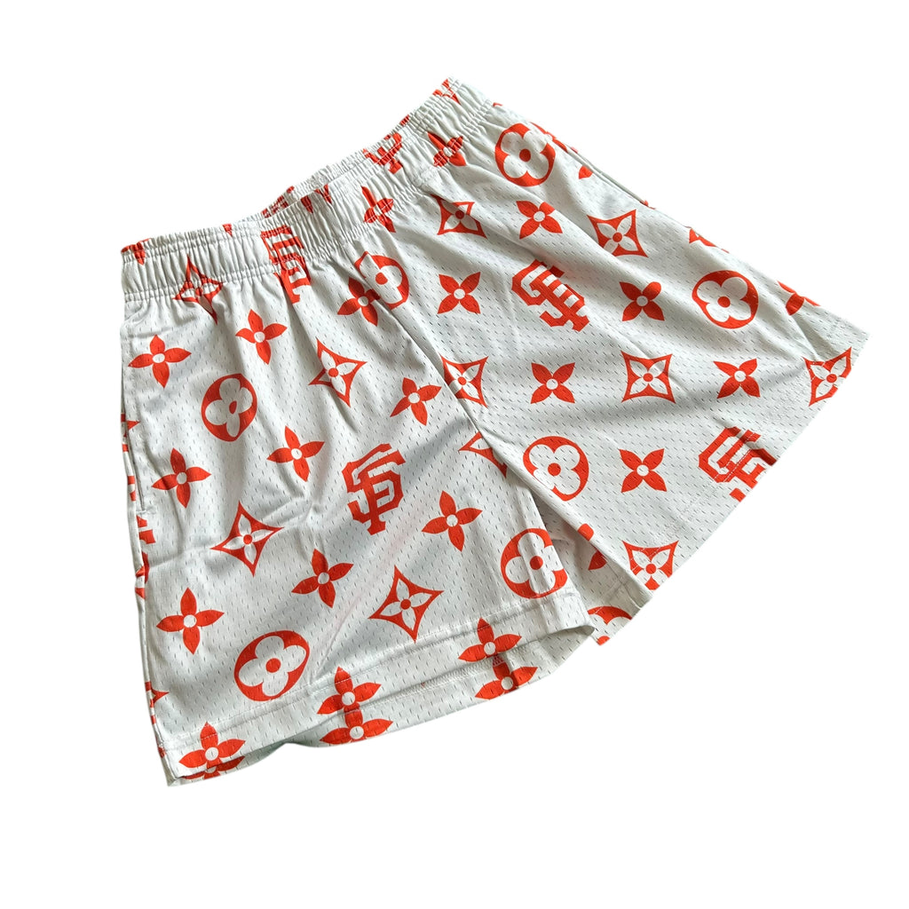 Bravest Studios San Francisco Giants 2021 Monogram Shorts White (M)