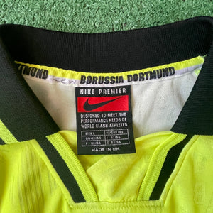 Vintage Nike Borussia Dortmund 1996/97 Home Football Kit (L)