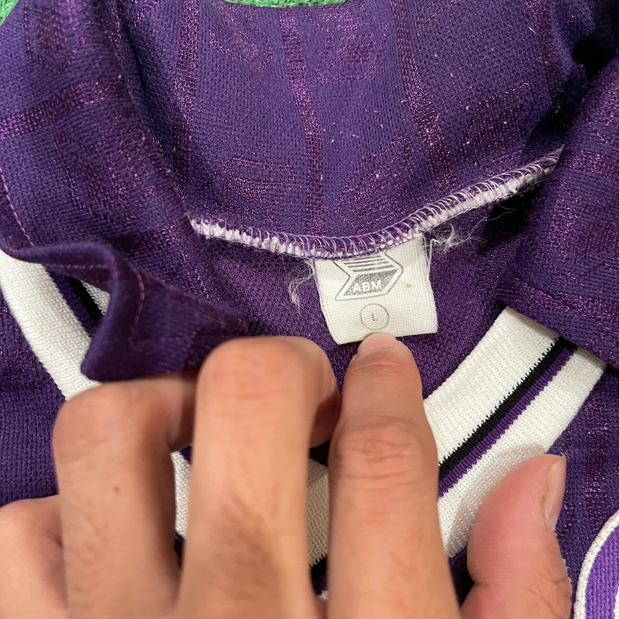 Vintage ABM ACF Fiorentina 1990/91 Home Football Kit (L)